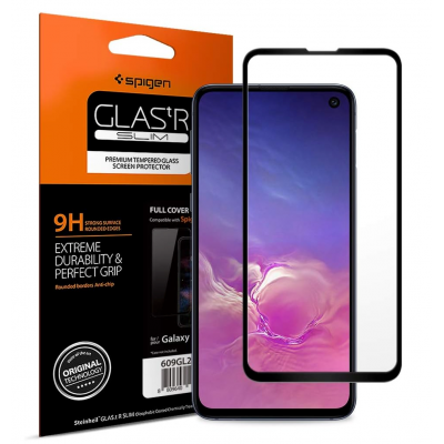 Spigen SGP Γυαλί προστασίας GLAS.tR SLIM CASE FRIENDLY για SAMSUNG GALAXY S10E lite - ΜΑΥΡΟ - 609GL26003